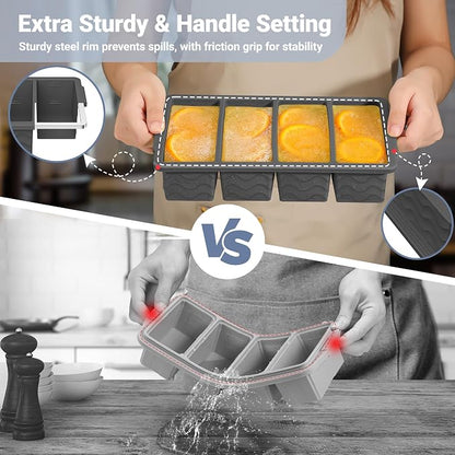 Silicone Freezer Trays with Lid - Image 5