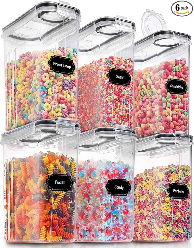 PRAKI Large Dry Food Storage Containers by PRAKI