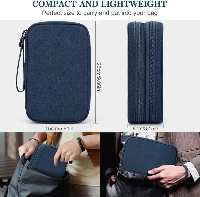 FYY Electronic Organizer, Large Travel Cable Organizer Bag Pouch Electronic - Image 2