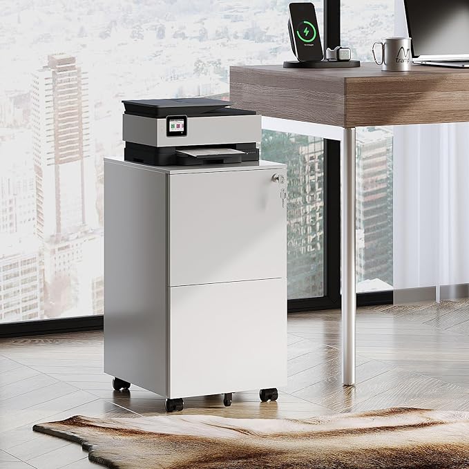 DEVAISE 2-Drawer Rolling File Cabinet - Image 2
