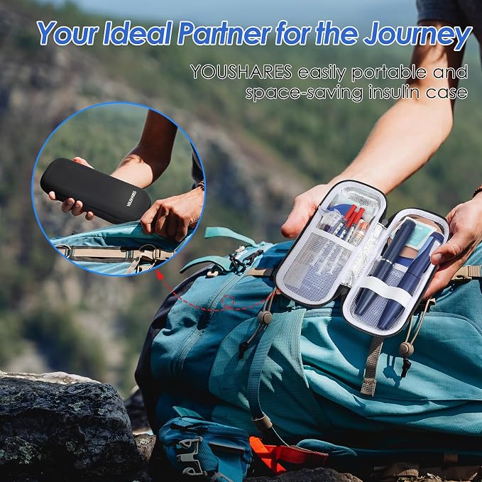 YOUSHARES Insulin Cooler Travel Case TSA Approved - Image 2