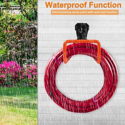 Garden Hose Holder Wall Mount Heavy Duty Garden Hose Hanger Free Standing Metal - Image 2