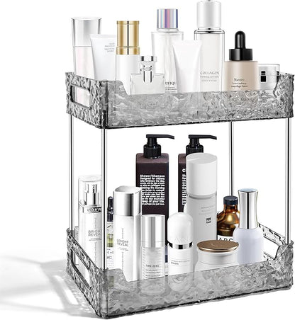 2-Tier Bathroom Counter Organizer Countertop Storage, Dresser Organizer Vanity by TENDER+EPOCH