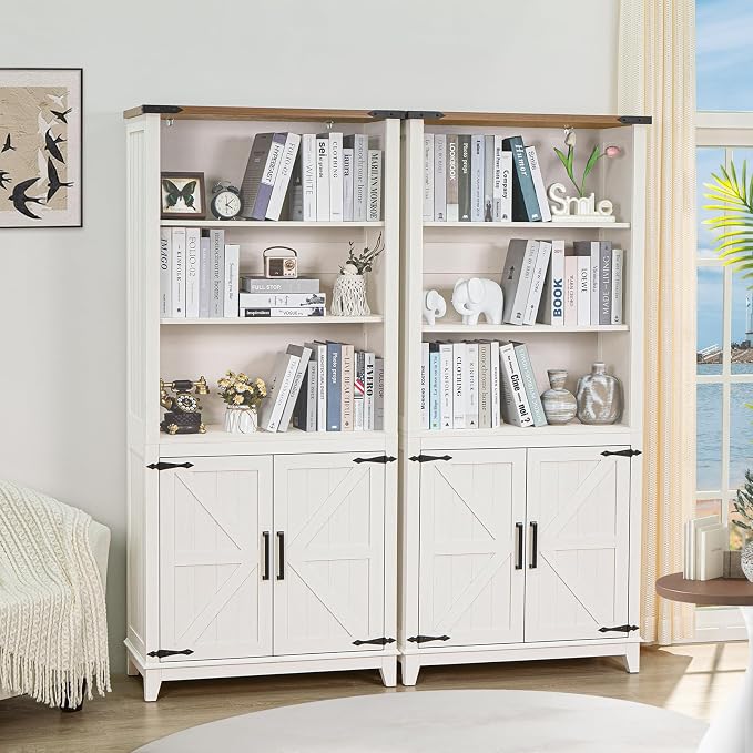 5 Tier Bookshelf 70in Tall Bookcase - Image 3