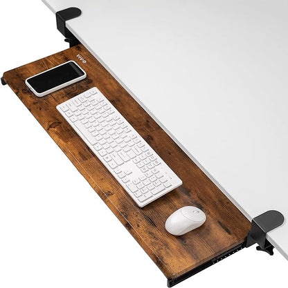 VIVO Vintage Brown Large 34 x 11 in Under Desk Keyboard Tray, MOUNT-KB15EN | by Unknown