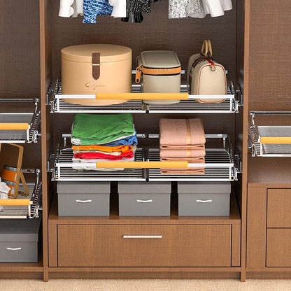 Pull Out Drawer Cabinet Organizer, Expandable Slide Out Storage Shelves - Image 6