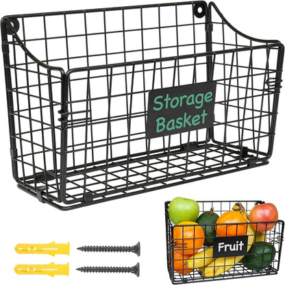 PriZoi® Wall Mount Wire Basket by PriZoi