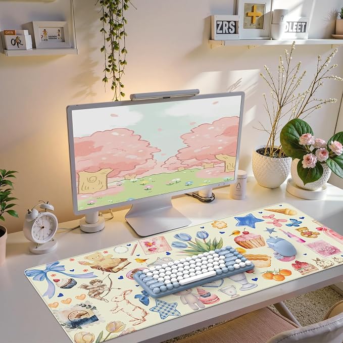 iCasso Desk Cover Mat, Extra Large Mouse Pad, Desk Pad Mat, Office Matt - Image 7