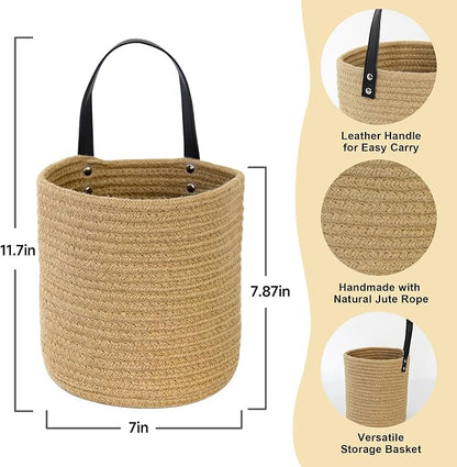 2 Pack Hanging Basket, Small Wall Baskets - Image 2