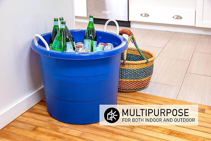 United Solutions Easy-Access Storage Rope Handle Tub, 19 Gallon - Image 3