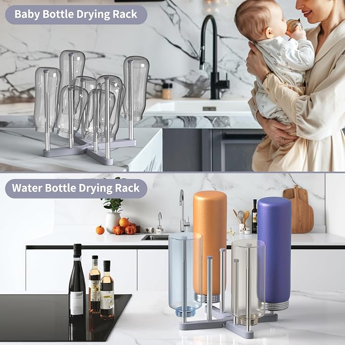 Baby Bottle Drying Rack, Reusable Bag Drying Rack, Water Bottle Drying Rack - Image 4