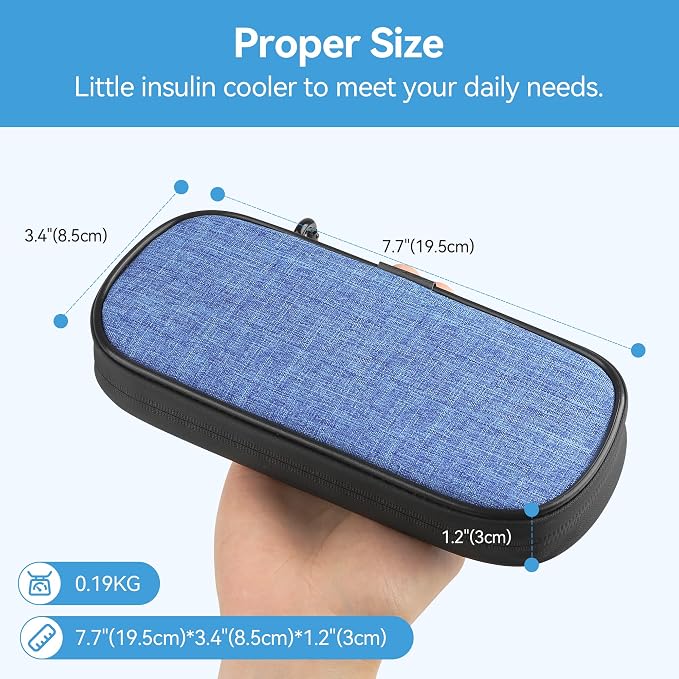 Insulin Cooler Travel Case Diabetic Medication Insulated Cool Organizer - Image 5
