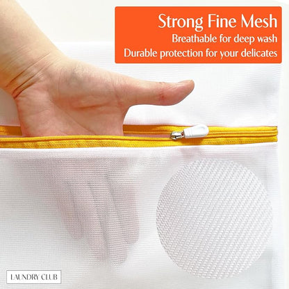 3 Pack Mesh Laundry Bags for Daily Essentials 16inx20in LAUNDRY CLUB® | Dryer - Image 3