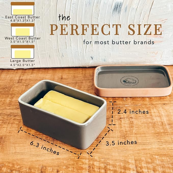 Mora Ceramic Two-in-One Butter Dish - Image 3