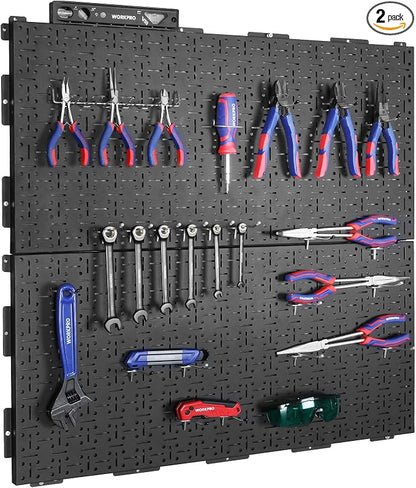 WORKPRO Metal Pegboard 16”x 32” Steel Panel by WORKPRO