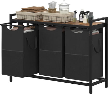 Heybly Laundry Hampers, 3 × 12.5 Gal Laundry Basket by HEYBLY