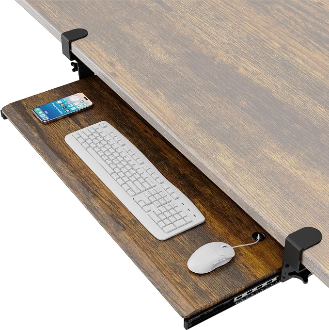 AX WABER Keyboard Tray Under Desk Pull Out by 1