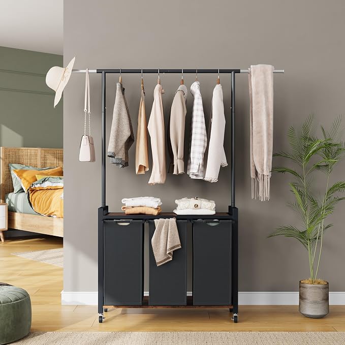 GarveeHome Rolling Laundry Cart - Image 5