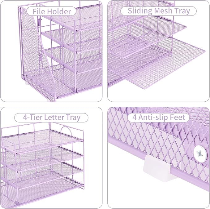OPNICE 4-Tier Paper Organizer - Image 4