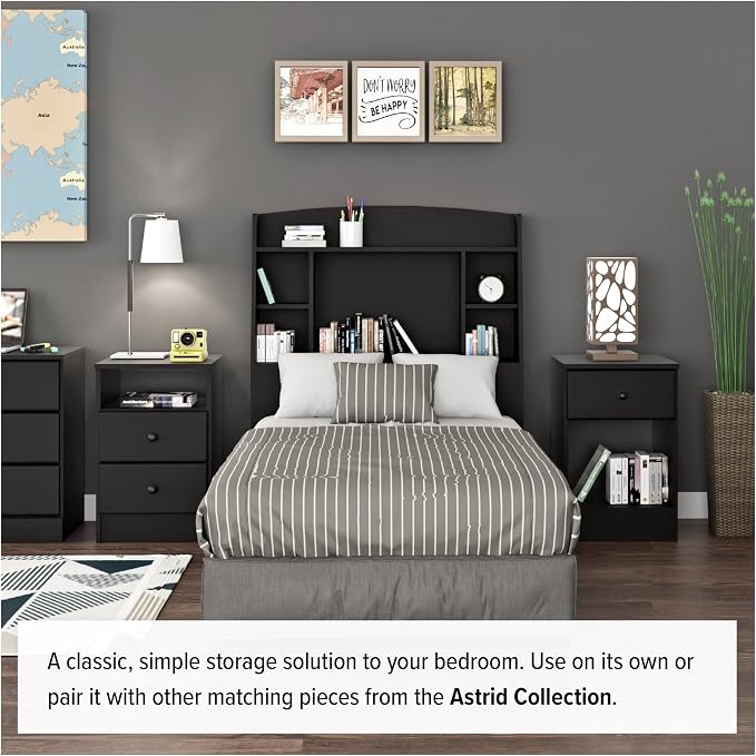 Prepac Astrid Tall Black Dresser - Image 6