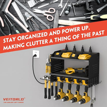 Veitorld Power Tool Organizer Wall Mount - Image 4