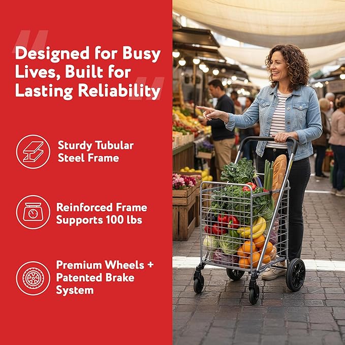 dbest Products Cruiser Cart Deluxe 2 - Image 2