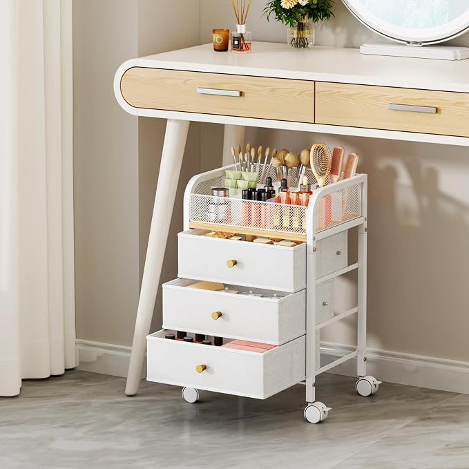 SWTYMIKI Rolling Makeup Organizer Cart - Image 9