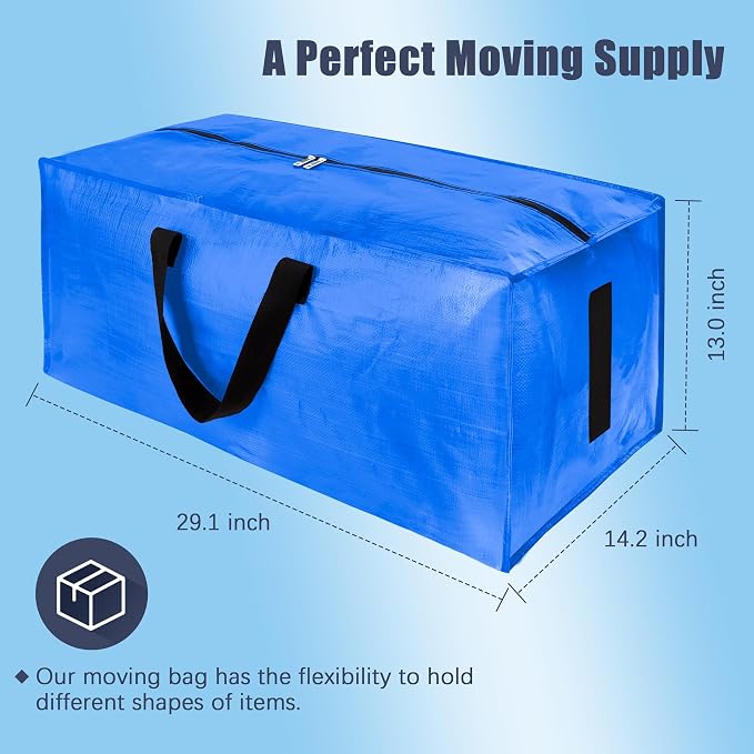 4 Pack Large Strong Moving Bags - Image 2