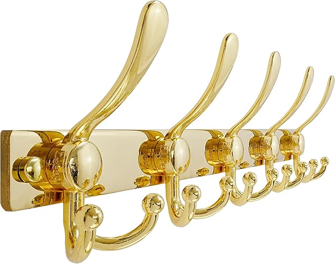 Dseap Coat Rack Wall Mount 2.0 Pro: Heavy Duty 300% Thicker, Stainless Steel by Dseap