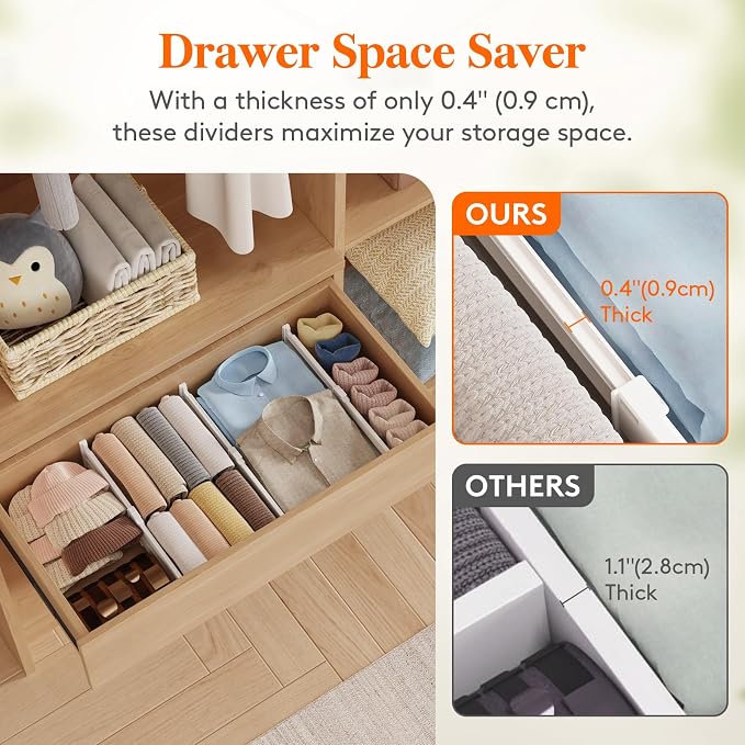 Lifewit 16 Pack Drawer Dividers - Image 7
