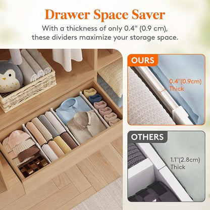 Lifewit 16 Pack Drawer Dividers - Image 7