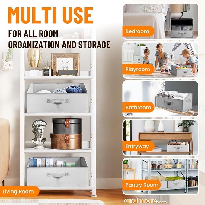 Criusia Closet Organizers Bins 8 Pack - Image 6