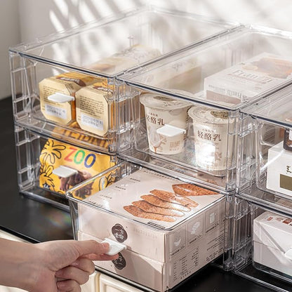 clear Drawer-Type Plastic Storage Box Bins Organizer，Family First Aid Kits by Gaoaodeyu