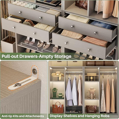 Besiost Small Closet System, Walk-in Closet Systems - Image 4