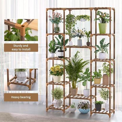 Uneedem Plant Stand Indoor Outdoor, Tall Plant Shelf - Image 2