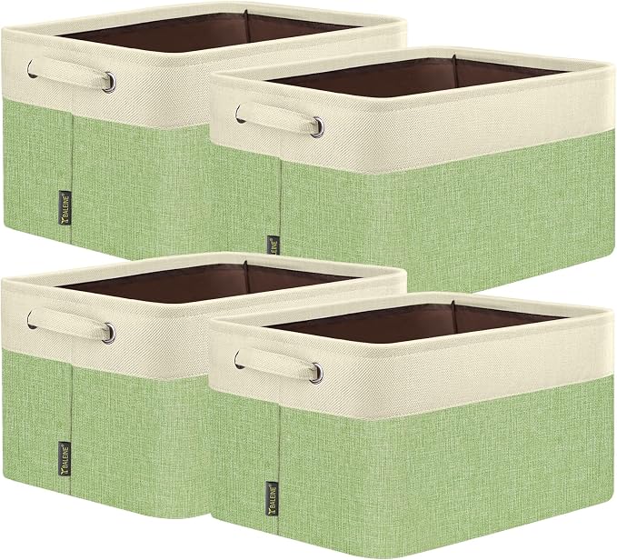BALEINE 4 Pack Fabric Storage Bins by BALEINE