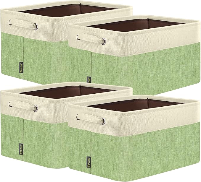 BALEINE 4 Pack Fabric Storage Bins by BALEINE