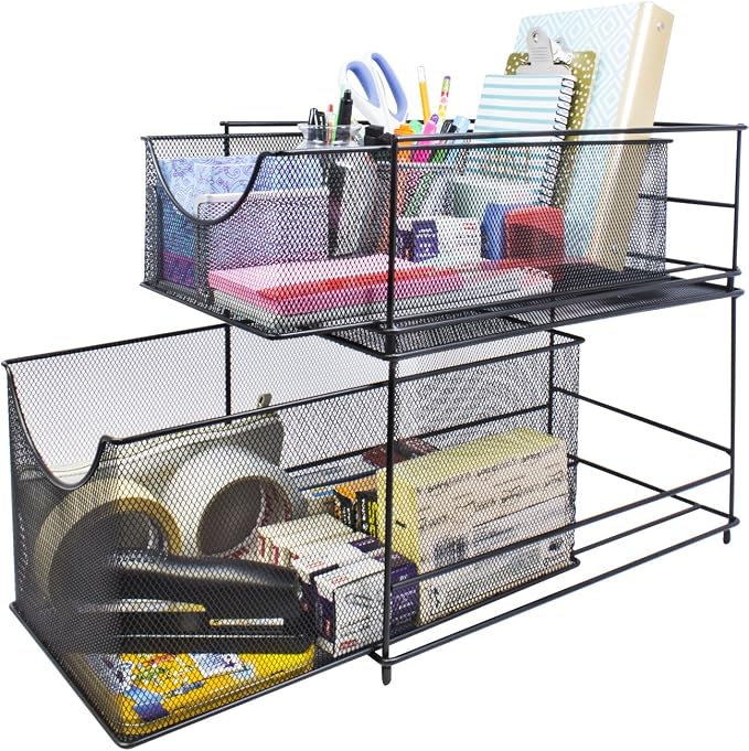 Sorbus® Cabinet Organizer Set — Mesh Storage Organizer - Image 4
