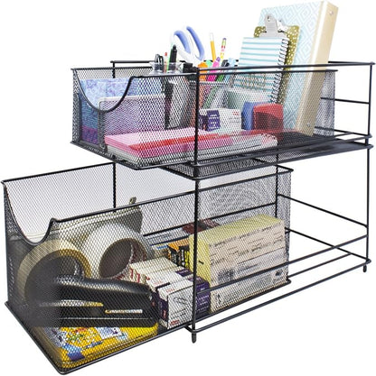 Sorbus® Cabinet Organizer Set — Mesh Storage Organizer - Image 4