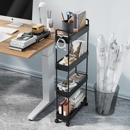 SOLEJAZZ Slim Rolling Storage Cart - Image 5