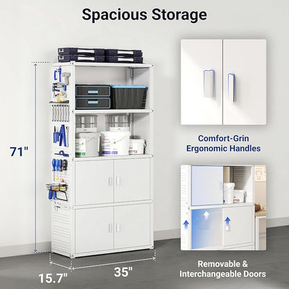FLEXIMOUNTS 117" W Modular Garage Storage Cabinet - Image 5