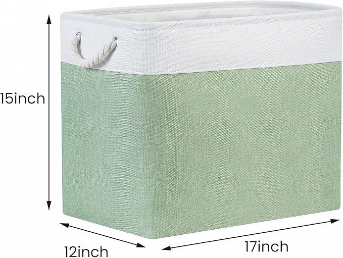 Bidtakay Large Storage Baskets for Nursery Toy Organizer Collapsible Organizing - Image 6