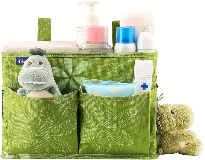 Surblue Bedside Caddy Hanging Bed Organizer Storage Bag Pocket - Image 3