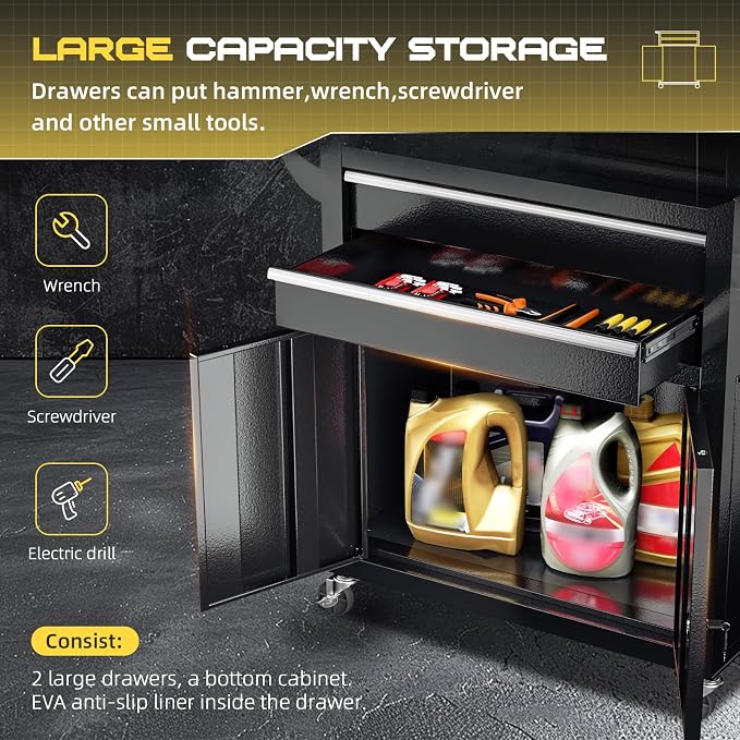 8-Drawer Rolling Tool Chest - Image 6