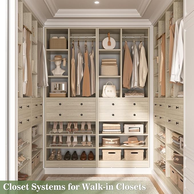 Besiost Closet System, Walk-in Closets Systems, Free Standing Reach in Closet - Image 6