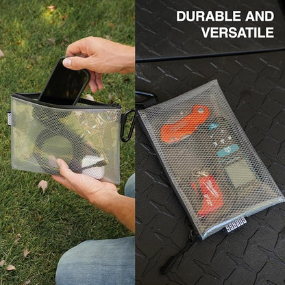 GOBAGS Air Production Large Clear Zipper Pouch – Cable Organizer & Travel Gear - Image 5