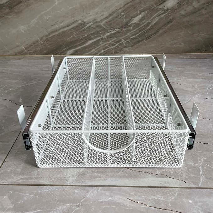 Pull Out Closet Drawer for Clothes | Sliding Wire Basket for Wardrobe Cabinets by Unknown