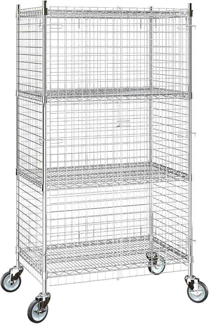 24"x36"x70" Metal Wire Chrome Security Heavy Duty Commercial NSF Certified - Image 3