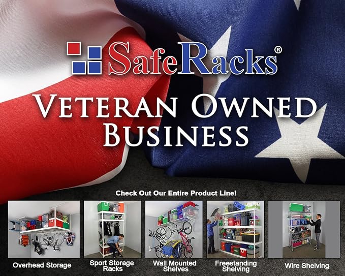 SafeRacks 4x6 Overhead Garage Storage Rack - Image 7