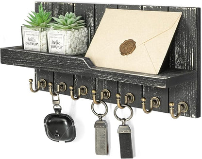 Rebee Vision Rustic Key Holder Wall Mount by REBEEVISION